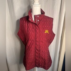 Tail Women's Quilted Vest - Minnesota Gophers Size Large